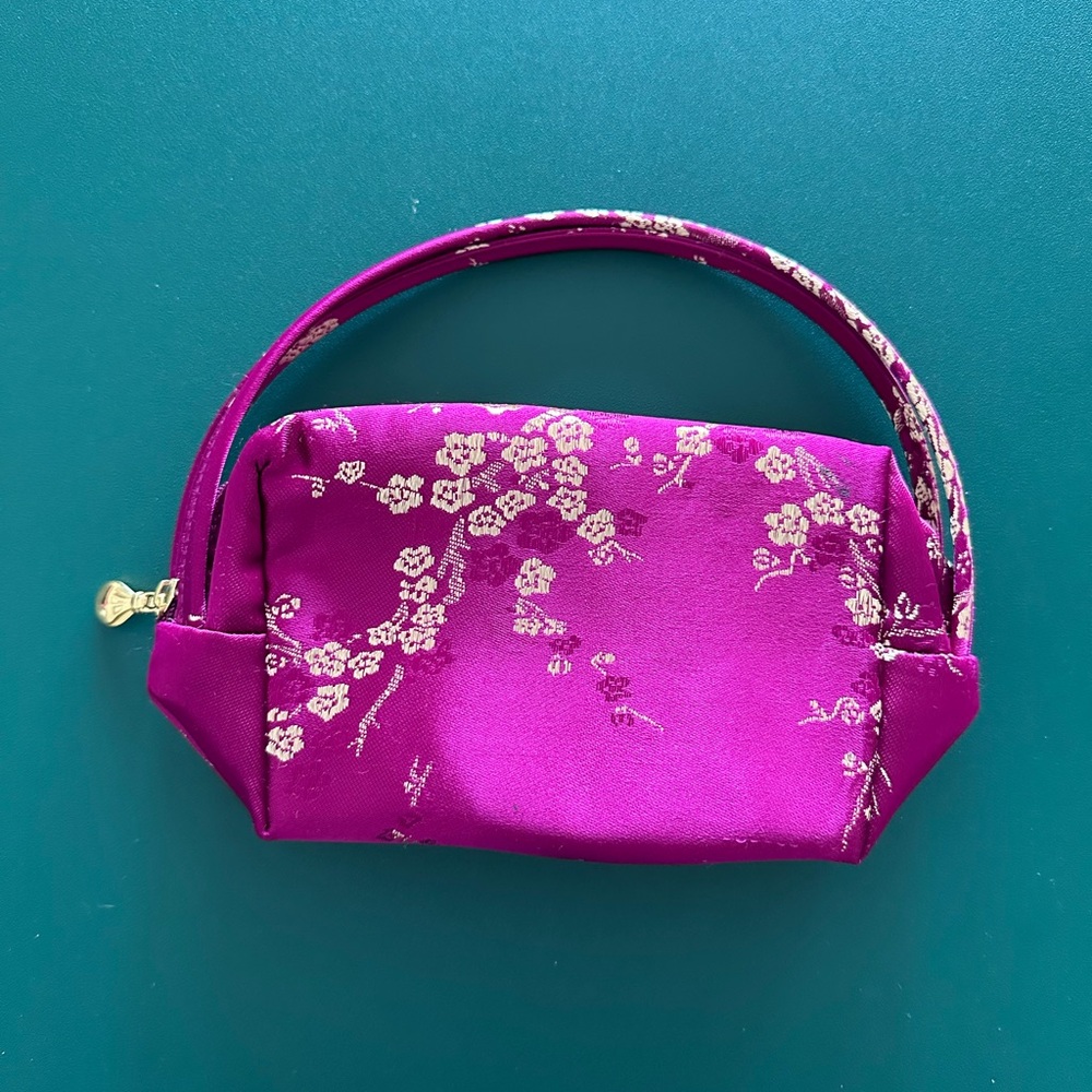 Floral Satin Bag
